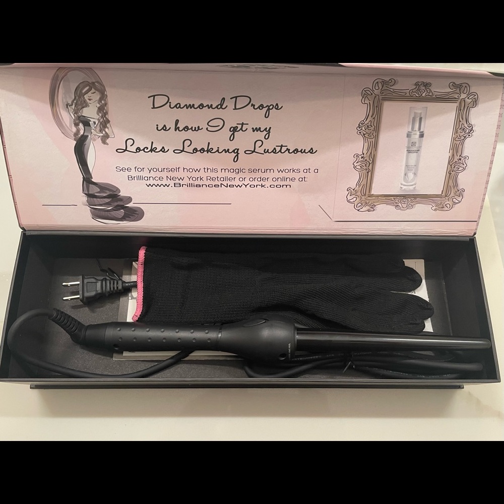 1/2” Curling Wand Locks Setter by ‘Brilliance New York’ NEW IN BOX